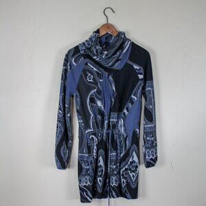 Adore Tunic Draw String Waist Cowl Neck S